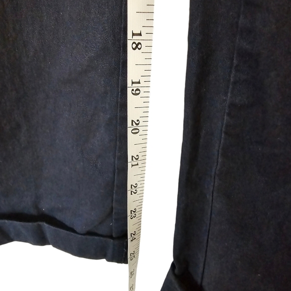 TOMMY HILFIGER Pants Womens 14 Blue Capri Pockets Casual School Work Travel - Picture 4 of 11